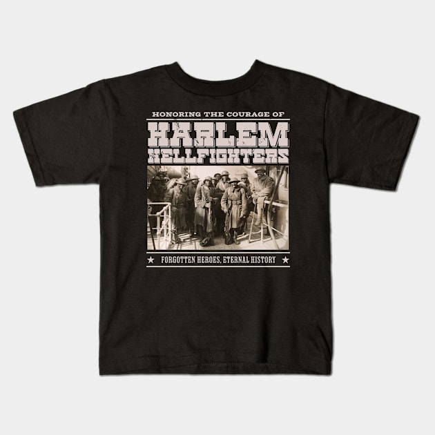 The Harlem Hellfighters - WW1 Tribute Kids T-Shirt by Distant War